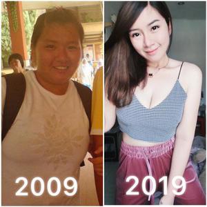 Giảm cân từ 122kg xuống 68kg thành hot girl gây sốt người Malaysia