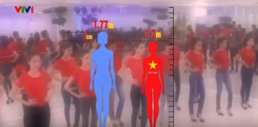 Chiều cao của người Việt Nam thấp hơn trung bình thế giới tới MƯỜI BA CENTIMET