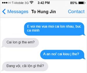 Tai họa vì tin nhắn không dấu :))