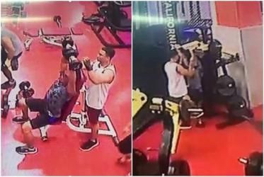 Thanh niên bị hủy thẻ gym vì đỡ tạ giùm người khác ở Cali - bó tay tụi này :))