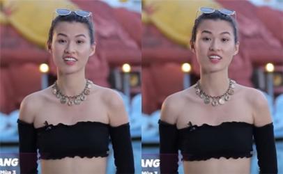 Áo crop top hở vai của Hoàng Thùy Linh - mặc thế này khác gì mặc bra ra đường