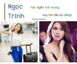 Ngọc Trinh tóc ngắn :x