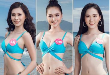 Thí sinh Hoa hậu Việt Nam 2018 diện bikini thả dáng nóng bỏng trên biển