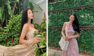 'Đỏ mặt' vì dáng ngồi 'không mặc quần' của Hoa hậu Phương Khánh