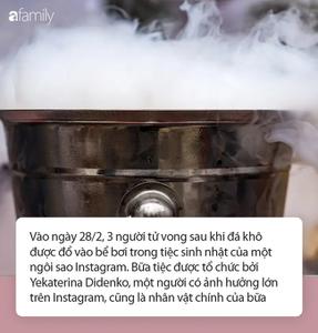 Đổ đá khô xuống hồ bơi, sao Instagram khiến 3 người chết thảm